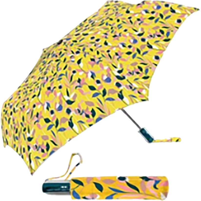 42" Rain Essentials Auto Open And Close Compact Print Umbrella