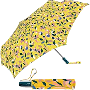 42" Rain Essentials Auto Open And Close Compact Print Umbrella