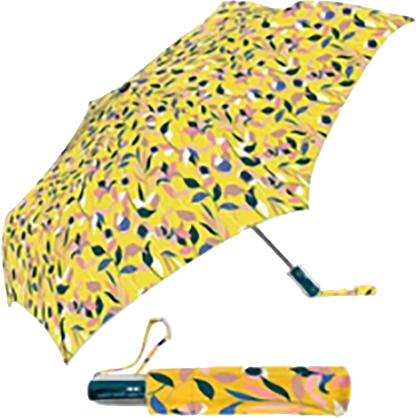 42" Rain Essentials Auto Open And Close Compact Print Umbrella