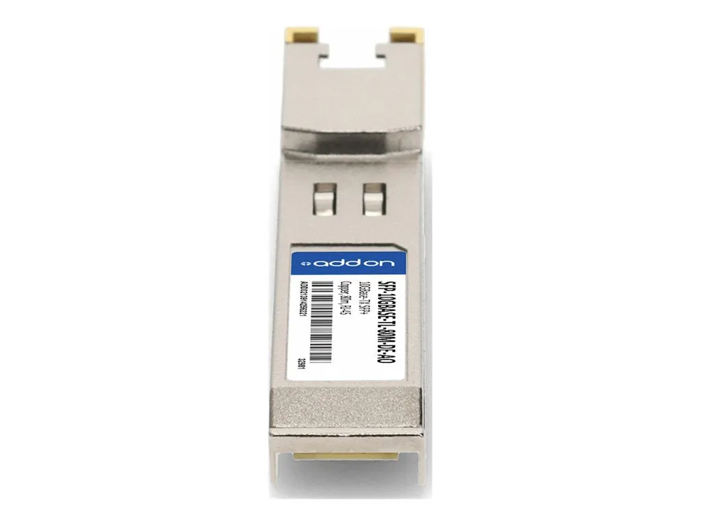 AddOn - SFP  transceiver module - 10GbE - over copper - 10GBase-T - RJ-45 - up to 262 ft - TAA Compliant SFP-10GBASE-TL-80M-DE-AO