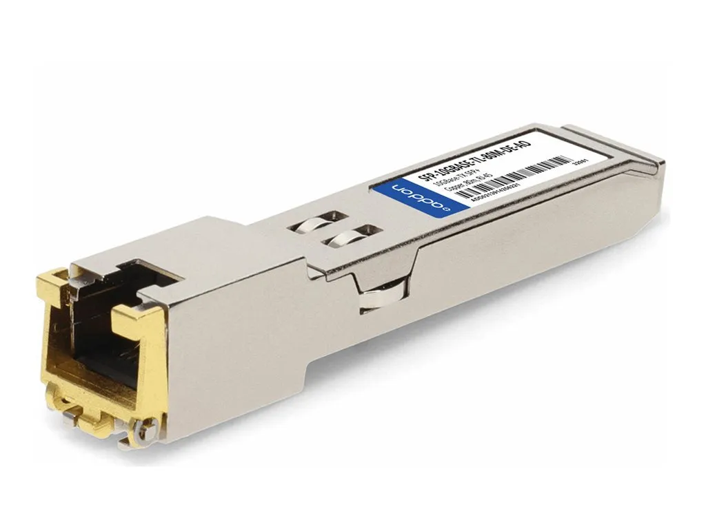 AddOn - SFP  transceiver module - 10GbE - over copper - 10GBase-T - RJ-45 - up to 262 ft - TAA Compliant SFP-10GBASE-TL-80M-DE-AO
