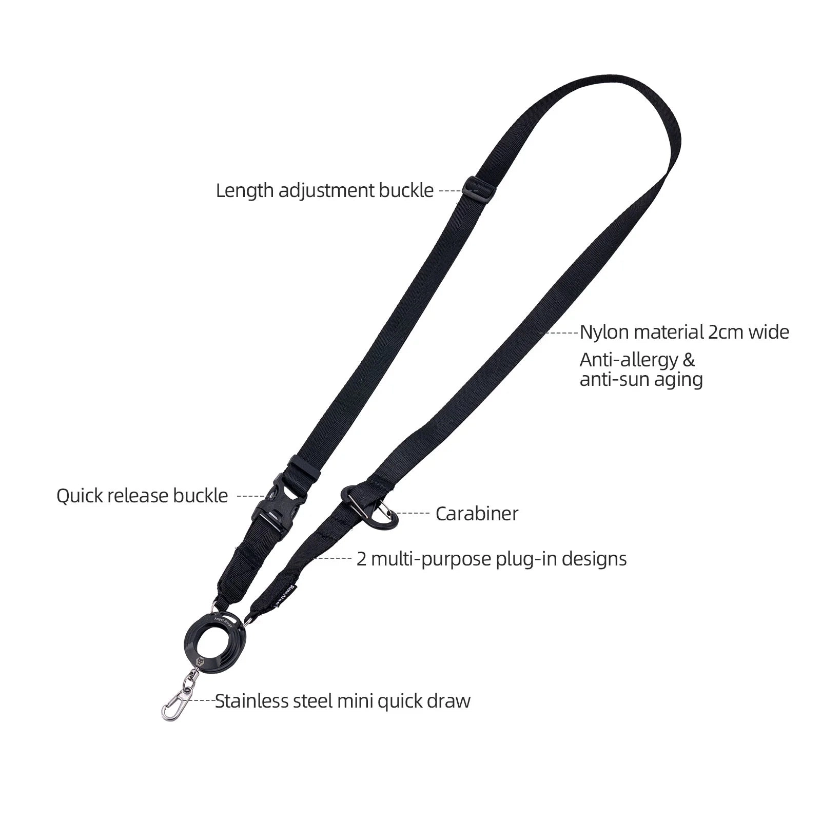 Angel Wings Crossbody EDC Organizer Strap