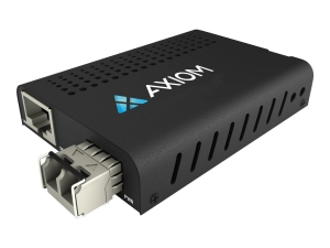 Axiom Mini - Fiber media converter - 1GbE - over CAT 5/5e/6 - 10Base-T, 1000Base-LX, 1000Base-SX, 100Base-TX, 1000Base-T - RJ-45 AXG99290