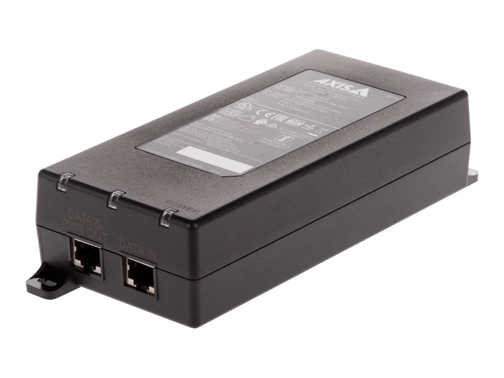 AXIS Midspan AC/DC - PoE injector - AC 24 / DC 20-26.4 V - 90 Watt - for AXIS C1410, D3110, F101, P1377, P1378, P1385, P1455, 02209-001