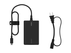 Belkin Connect - Power adapter - GaN technology - 100 Watt - PD (24 pin USB-C) - black INC016TTBK