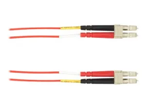 Black Box - Patch cable - LC multi-mode (M) to LC multi-mode (M) - 1 m - fiber optic - 62.5 / 125 micron - plenum - red FOCMP62-001M-LCLC-RD