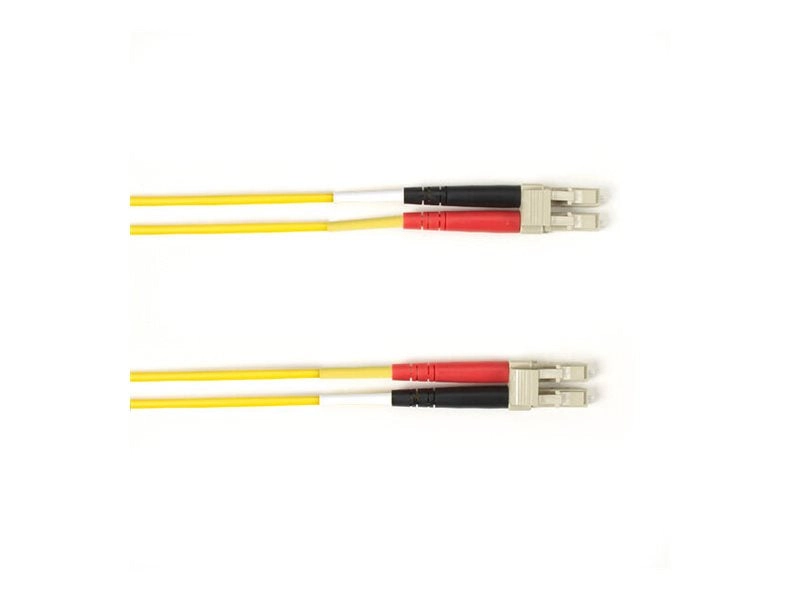 Black Box - Patch cable - LC multi-mode (M) to LC multi-mode (M) - 10 m - fiber optic - duplex - OM4 - plenum - yellow FOCMPM4-010M-LCLC-YL