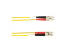 Black Box - Patch cable - LC multi-mode (M) to LC multi-mode (M) - 10 m - fiber optic - duplex - OM4 - plenum - yellow FOCMPM4-010M-LCLC-YL