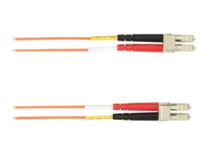 Black Box - Patch cable - LC multi-mode (M) to LC multi-mode (M) - 30 m - fiber optic - duplex - OM4 - plenum - orange FOCMPM4-030M-LCLC-OR