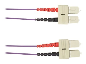 Black Box - Patch cable - SC single-mode (M) to SC single-mode (M) - 1 m - fiber optic - violet FOCMRSM-001M-SCSC-VT