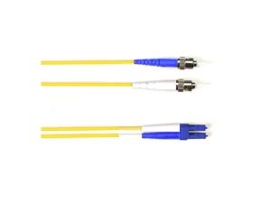 Black Box - Patch cable - ST single-mode (M) to LC single-mode (M) - 1 m - fiber optic - yellow FOCMRSM-001M-STLC-YL