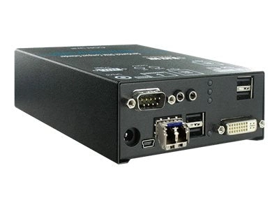 Black Box ServSwitch DKM Receiver, Fibre Single-Link DVI - Video/audio/USB/serial extender - receiver - up to 6.2 miles - for ACX1R-12A-SM