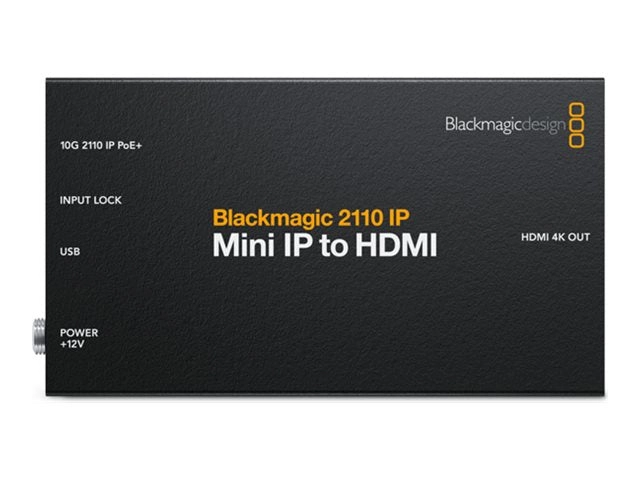 Blackmagic 2110 IP Mini - IP to HDMI audio / video converter VNVIPE/IP/HDMI-SG