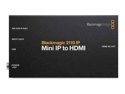 Blackmagic 2110 IP Mini - IP to HDMI audio / video converter VNVIPE/IP/HDMI-SG