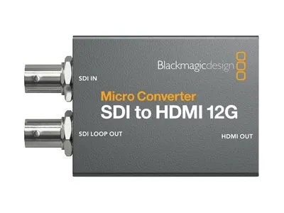 Blackmagic Micro Converter SDI to HDMI 12G - 12G-SDI to HDMI video and audio converter VCMIC/SH12G/WPSU-SG