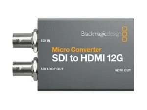 Blackmagic Micro Converter SDI to HDMI 12G - 12G-SDI to HDMI video and audio converter VCMIC/SH12G/WPSU-SG