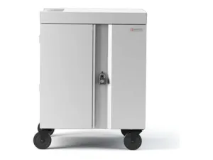 Bretford CUBE Cart Max TVCMX30PAC - Cart (charge only) - for 30 netbooks - lockable - steel - black pumice - screen size: up TVCMX30PAC-BP