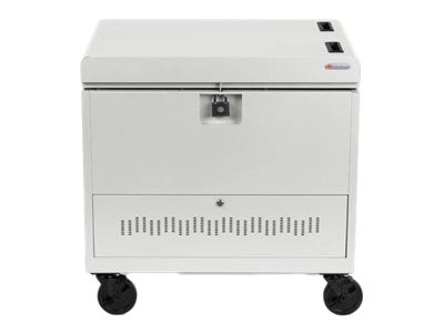 Bretford Cube Toploader TVTL30CADUSB - Cart (charge only) - pre-wired - for 30 tablets / notebooks - with caddies - lockable TVTL30CADUSB-CT