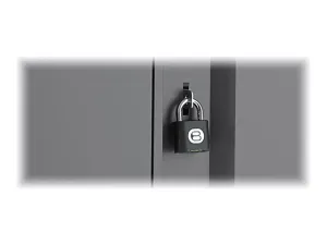 Bretford Cube TVC16 - Cart (charge only) - pre-wired - for 16 netbooks/tablets - lockable - welded steel - black pumice TVC16USBC-BP