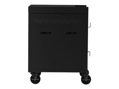 Bretford Cube TVC16 - Cart (charge only) - pre-wired - for 16 netbooks/tablets - lockable - welded steel - black pumice TVC16USBC-BP