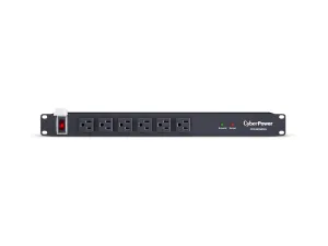 CyberPower Rackbar CPS1615RMS - Surge protector (rack-mountable) - AC 125 V - output connectors: 16 - 1U - 6 ft cord - black