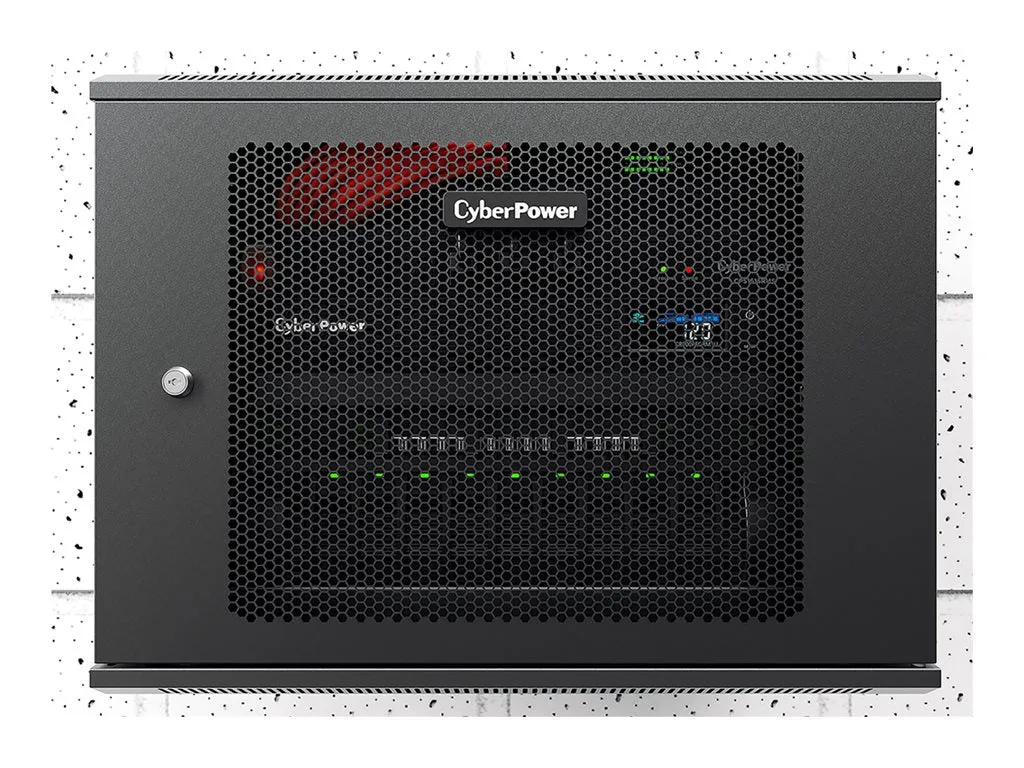CyberPower Rackbar CPS1615RMS - Surge protector (rack-mountable) - AC 125 V - output connectors: 16 - 1U - 6 ft cord - black