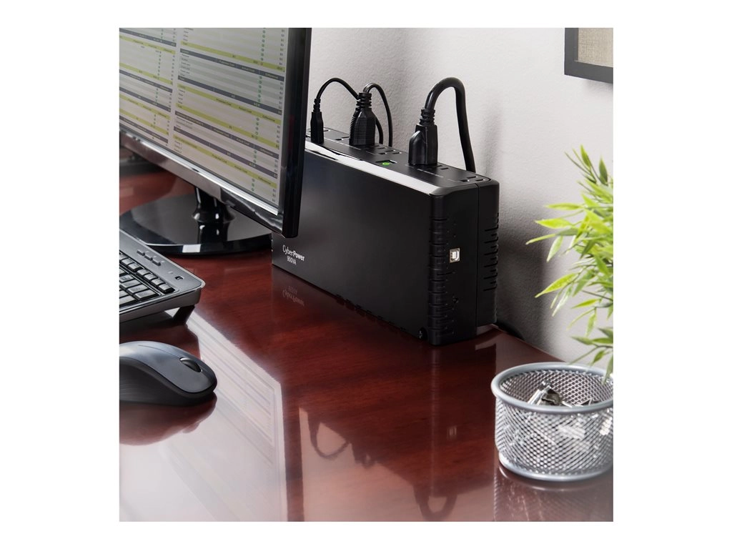 CyberPower Standby Series SL950U - UPS - AC 120 V - 510 Watt - 950 VA - 6.5 Ah - USB - output connectors: 8 - black