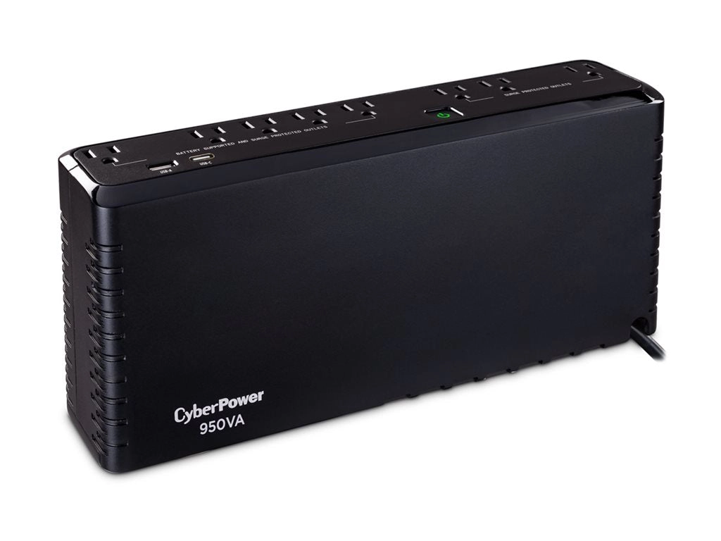 CyberPower Standby Series SL950U - UPS - AC 120 V - 510 Watt - 950 VA - 6.5 Ah - USB - output connectors: 8 - black