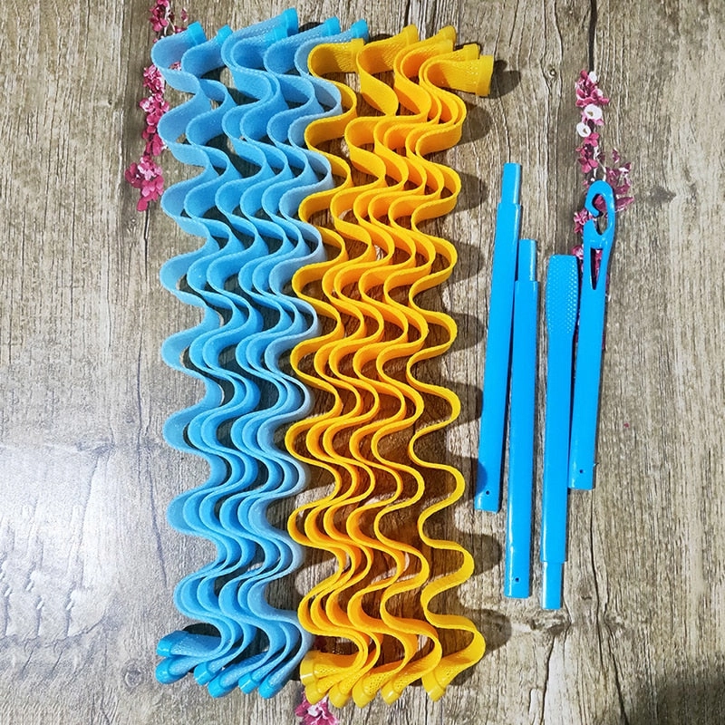 Easy to roll up and curl your hair at home DIY Magic Hair Curler