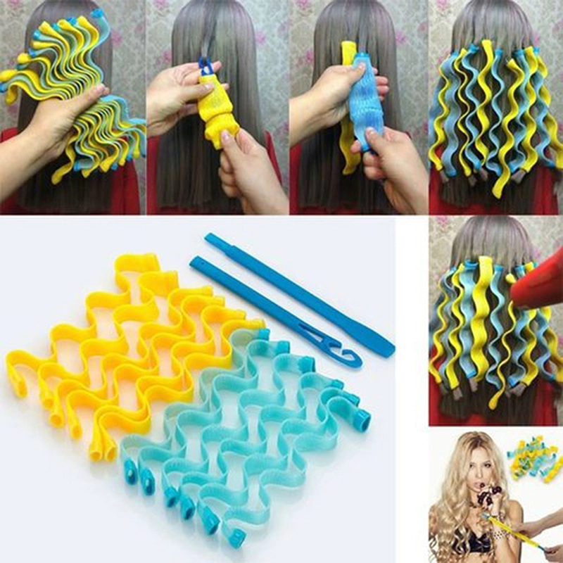Easy to roll up and curl your hair at home DIY Magic Hair Curler