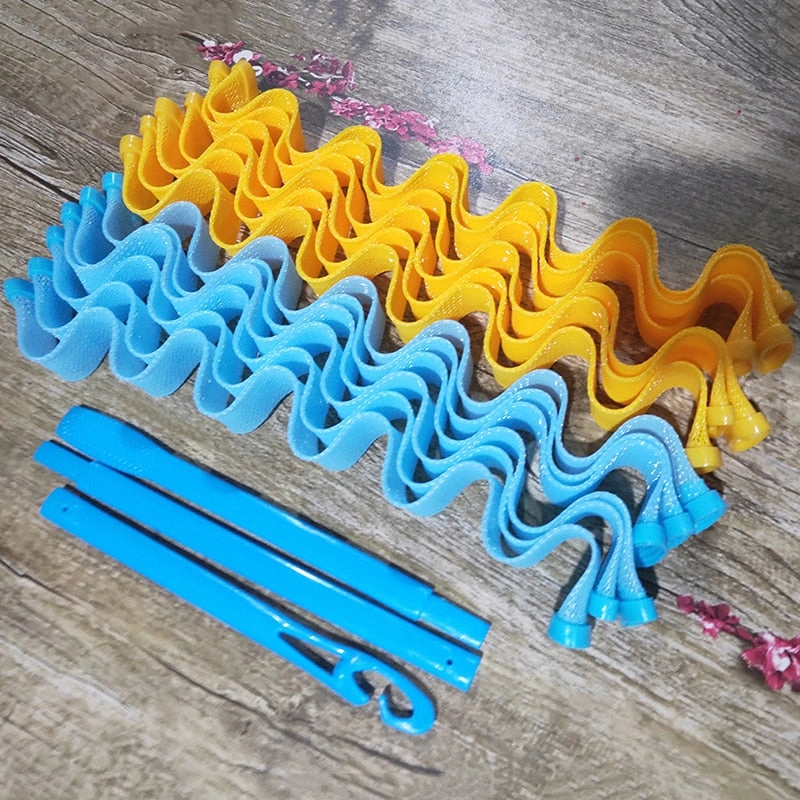 Easy to roll up and curl your hair at home DIY Magic Hair Curler