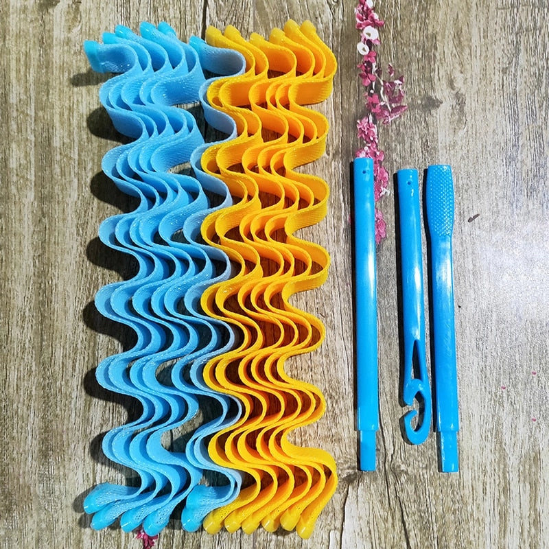 Easy to roll up and curl your hair at home DIY Magic Hair Curler
