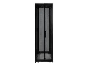 Eaton Tripp Lite Series 42U Rack Enclosure Server Cabinet Knock-Down w/ Doors & Sides - Rack cabinet - black - 42U - 19",Eaton SR42UBND
