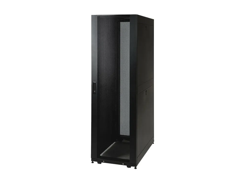 Eaton Tripp Lite Series 42U Rack Enclosure Server Cabinet Knock-Down w/ Doors & Sides - Rack cabinet - black - 42U - 19",Eaton SR42UBND