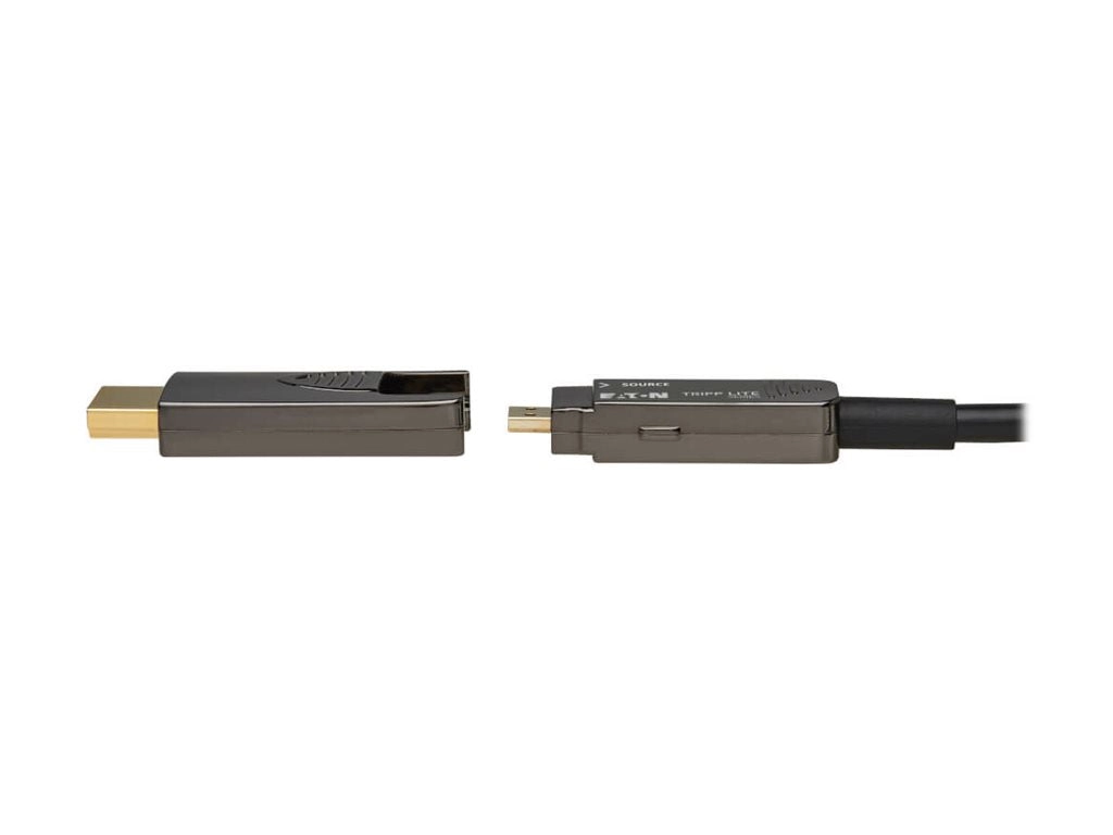 Eaton Tripp Lite Series 8K HDMI Fiber Active Optical Cable (AOC) - 8K UHD @ 60 Hz, HDR, Detachable Connector, M/M, Black, 30 P568FM-30M-8K6