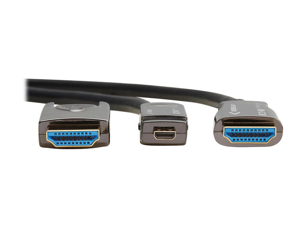 Eaton Tripp Lite Series 8K HDMI Fiber Active Optical Cable (AOC) - 8K UHD @ 60 Hz, HDR, Detachable Connector, M/M, Black, 30 P568FM-30M-8K6