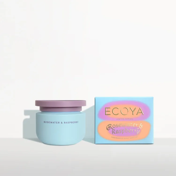 ECOYA Limited Edition Rosewater & Raspberry Body Soufflé