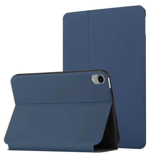 For iPad mini 6 Dual-Folding Horizontal Flip Tablet Case with Holder  Sleep / Wake-up