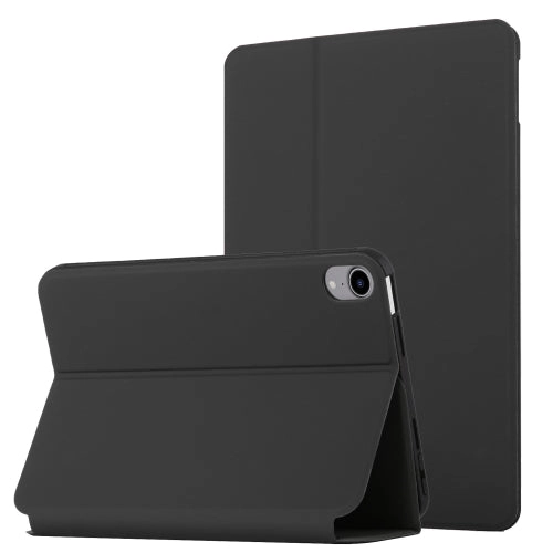 For iPad mini 6 Dual-Folding Horizontal Flip Tablet Case with Holder  Sleep / Wake-up