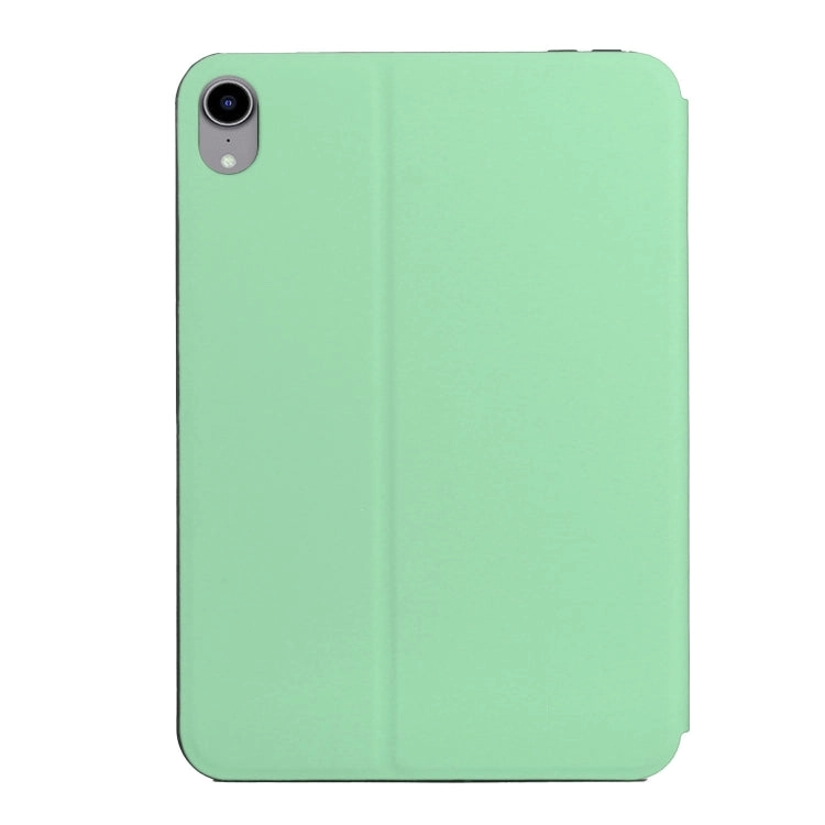 For iPad mini 6 Dual-Folding Horizontal Flip Tablet Case with Holder  Sleep / Wake-up