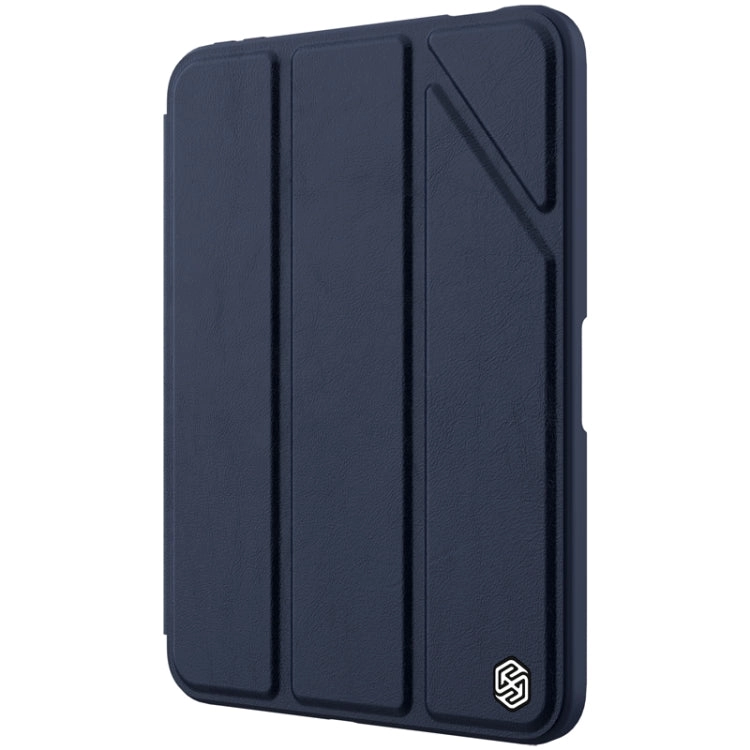 For iPad Mini NILLKIN Horizontal Flip Tablet Case with Holder  Pen Slot  Sleep / Wake-up