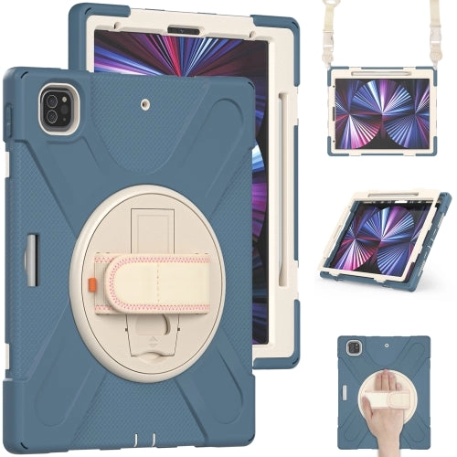 For iPad Pro 12.9 2021 Silicone   PC Protective Tablet Case with Holder  Shoulder