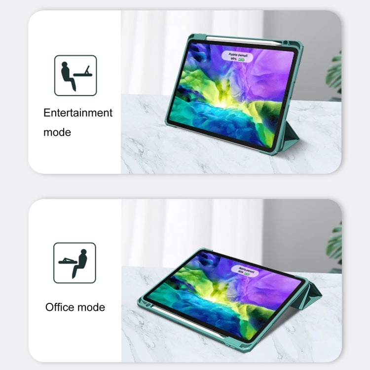 For iPad Pro Mutural Pinyue Series PC   TPU Horizontal Flip Leather Tablet Case with Holder
