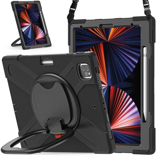 For iPad Pro Silicone   PC Protective Tablet Case with Holder  Shoulder Strap