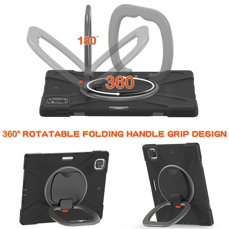 For iPad Pro Silicone   PC Protective Tablet Case with Holder  Shoulder Strap