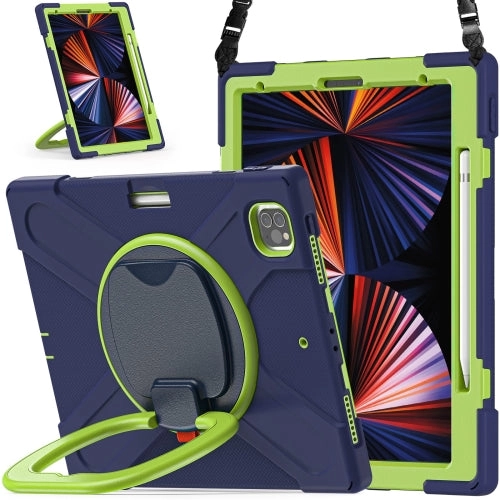 For iPad Pro Silicone   PC Protective Tablet Case with Holder  Shoulder Strap
