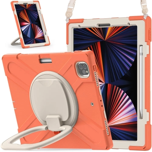 For iPad Pro Silicone   PC Protective Tablet Case with Holder  Shoulder Strap