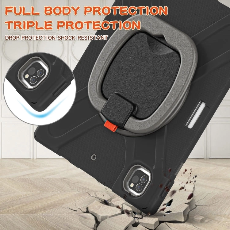 For iPad Pro Silicone   PC Protective Tablet Case with Holder  Shoulder Strap