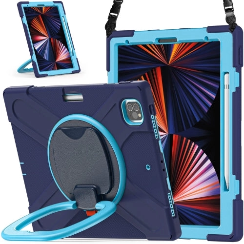 For iPad Pro Silicone   PC Protective Tablet Case with Holder  Shoulder Strap