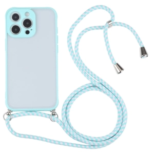 For iPhone 11 Candy Transparent Phone Case with Lanyard